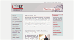 Desktop Screenshot of ak-gesundheitswesen.de